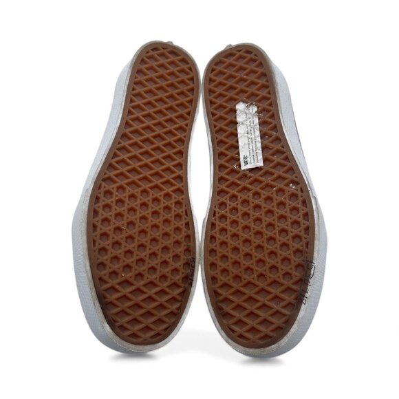 VANS Ward Platform Burgundy Plaid Mix Port VN0A3TLCPRT Old Skool Sneakers W8 - Picture 6 of 7